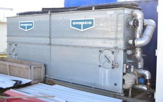 Evapco Model LSWA61A2 Low Noise Level, Forced Draft, Air-Cooled Glycol Cooler. Nominal Capacity 74 Tons.