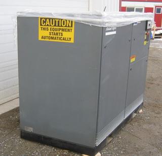 40 HP (30 Kw)  Atlas Copco Model GA30 Rotary Screw Compressor With Rebuilt Air-End and New Separator Element, Filters and Lubricant, 460/3/60 Volt. Tested Under Power and Load.