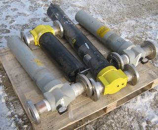 (4) Used Large Capacity Compressed Air-Line Filters.