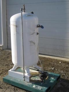 80 Gallon Vertical Air Receiver Tank With and Automatic Condensate Drain.