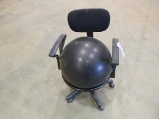 Stability Ball Mobile Chair