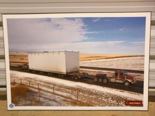 MDF Board Print - Entrac Truck - Moving Camp Unit, 23 1/2" x 17 1/2" (SW)