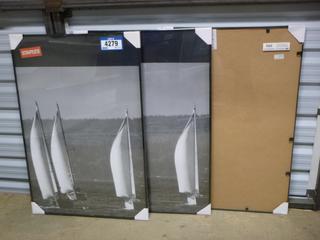 (3) Unused Aluminum Poster Frames (E-2)(WW)