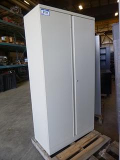 2 Door Storage Cabinet, 36" x 18" x 72" (WW-6-1)