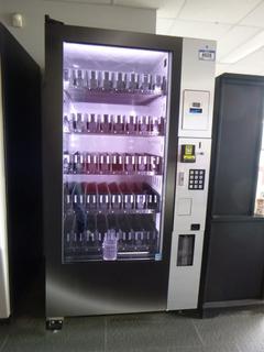 2014 Royal Vendors Refrigerated Vending Machine, 40"L x 34.5"W x 72"H, 115V, 60HZ, 9Amp, Accepts Coins & Bills, Model# RVRVV-500-64, S/N# 201434PA00001 