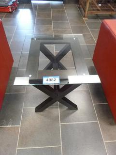 Side Table w/ Glass Top (SW)