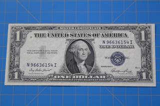 US $1 Bill, Series 1935E, S/N N96636154I