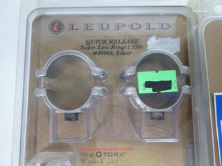 Leupold Silver 1" X-Low Quick Release Rings
