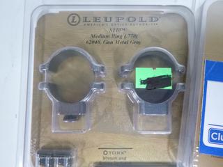Leupold Gun Metal Gray 1" Medium Std Rings