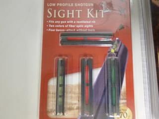 Allen Low Profile Shotgun Sight Kit and Dead Ringer Shotgun Drop Box Sight