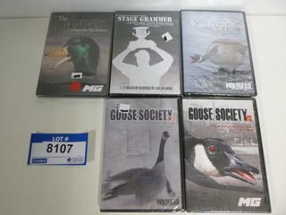 (5) DVD's - Calling Instructions On Ducks and Geese