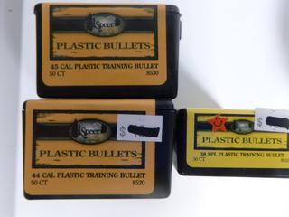 Speeder 45 Cal Plastic Training Bullet, 44 Cal Plastic Training Bullet, 38 SPL Plastic Training Bullet (SW)