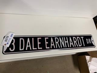 36in X 6in Dale Earnhardt Dr Tin Sign
