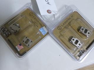 Leopold Base Mounts - (1) Dual Dovetail Winchester 70, (1) STD Browning X Bolt