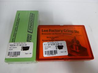 Reloading Dies - (1) Lee Factory Crimp Die .77 Japanese, (1) Redding Neck Die - Series C 375 Rem Ultra Mag