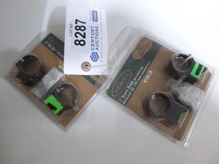 Weaver Scope Mounts, (1) 1" Tip Off Mount, (1) 1" Scope Ring (for OBJ Lens 44mm Thru 60mm)
