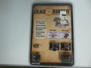 Dead Ringer Universal Front & Rear Sights, The Killer Combo for Shot Guns
