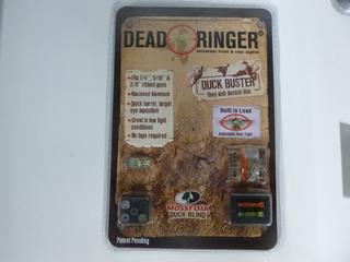 Dead Ringer Universal Front & Rear Sight for Shot Guns, Duck Buster