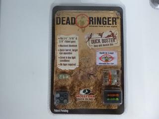 Dead Ringer Universal Front & Rear Sight for Shot Guns, Duck Buster