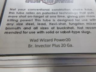 Wad Wizard Power Br. Inv Plus 20 ga Choke Tube System
