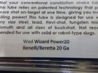 Wad Wizard Supreme Benelli/Beretta 20 ga Choke Tube System
