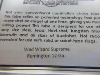 Wad Wizard Supreme Remington 12 ga Choke Tube System