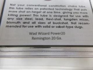 Wad Wizard Power20 Remington 20 ga Choke Tube System