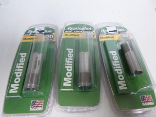 (3) Remington Rem Choke, Modifed, 20ga