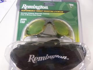 (1) Numa Sport Optics Lite Flex Frames, (1) Remington Performance Target Shooting Eyewear Model T60