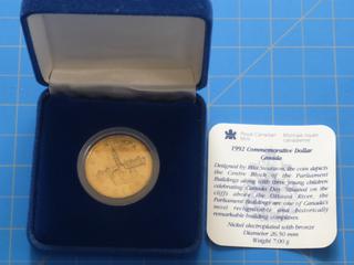 1992 Canada Commemorative Dollar (Parliament Building)