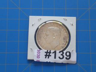 1951 Canada Silver Dollar
