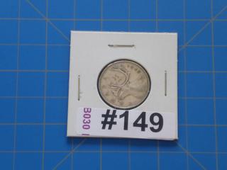 1943 Canada 25 cents