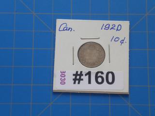 1920 Canada 10 cents