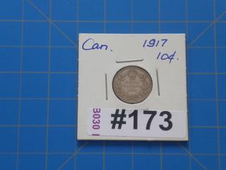 1917 Canada 10 cents