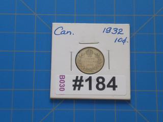 1932 Canada 10 cents
