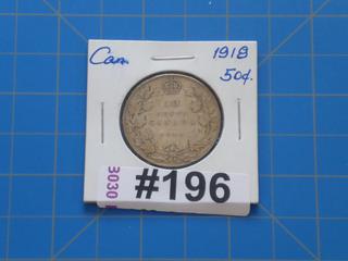 1918 Canada 50 cents