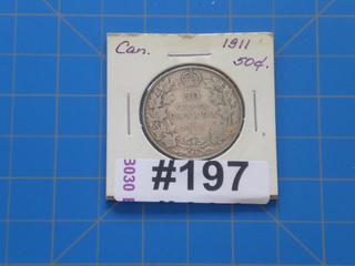 1911 Canada 50 cents