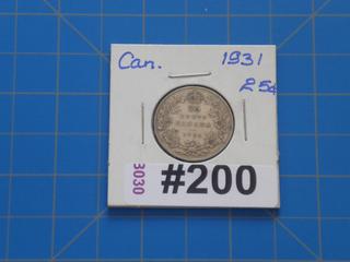 1931 Canada 25 cents