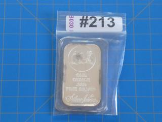 Silver Towne 1oz .999 Fine Silver Bar