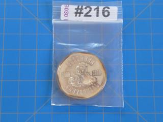 1898-1998 Alaska Gold Rush Centennial .999 Fine Silver Round