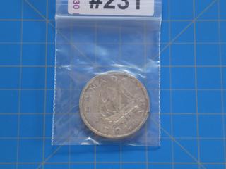 1949 Canada Silver Dollar (Ship)