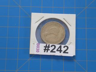 1961 New Zealand 1 Florin