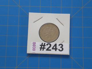 1956D 1 Deutsche Mark
