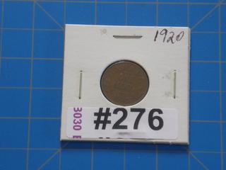 1920 Canada 1 cent