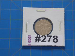 1922 Canada 5 cents