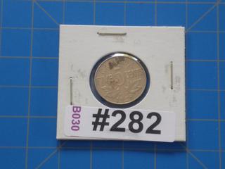 1928 Canada 5 cents