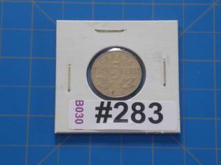 1929 Canada 5 cents
