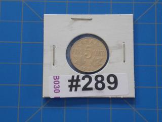1935 Canada 5 cents