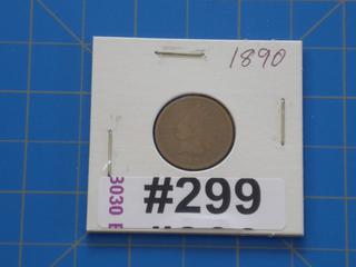 1890 USA Indian Head 1 cent