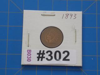 1893 USA Indian Head 1 cent